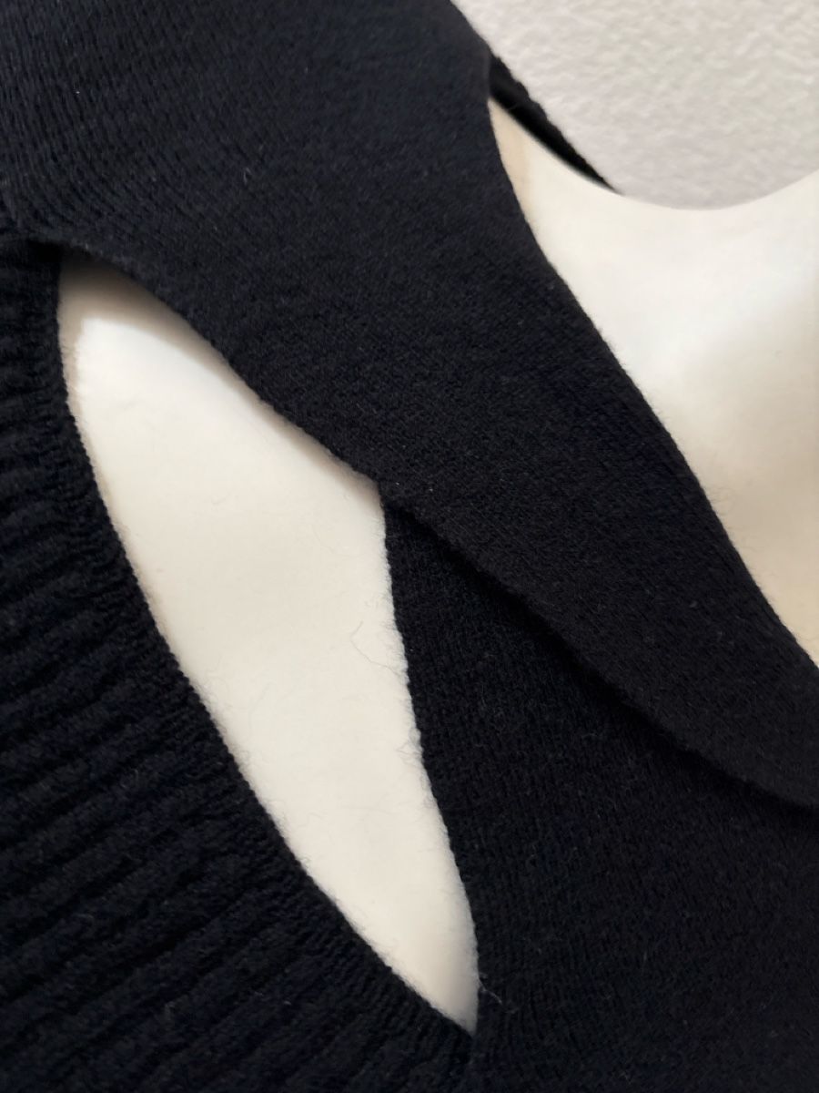 Riani Pulls & Sweat-shirts: Schwarzer Riani Strickpullover, – D'occasion à langenthal par rundholz7 1