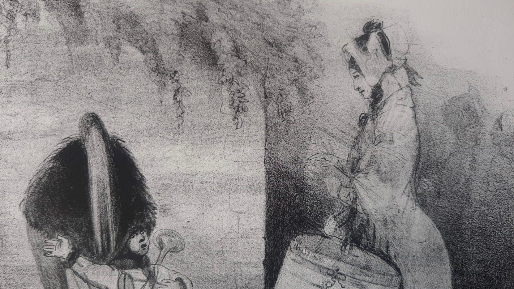 Grafica & Litografie: VICOMTE A. DE NOÉ DIT "CHAM" - LITHO - CARICATURE - 1855 – Usato da Sion venduto da Gravure8283 2