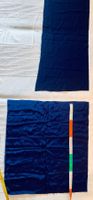 2 Stk. Stoff, 100% Seide, 45x50 & 27x58 cm