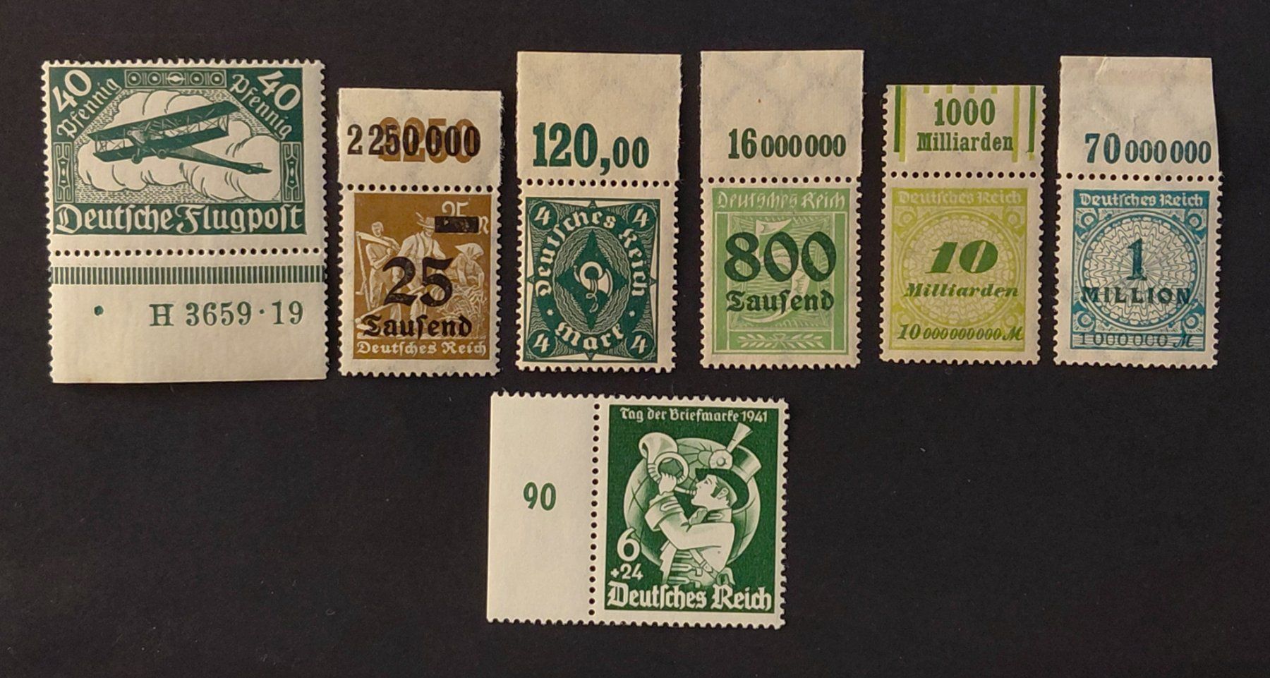 Tutti i francobolli: Deutsches Reich Lot** – Nuovo (secondo la descrizione) da Luzern venduto da qualifair