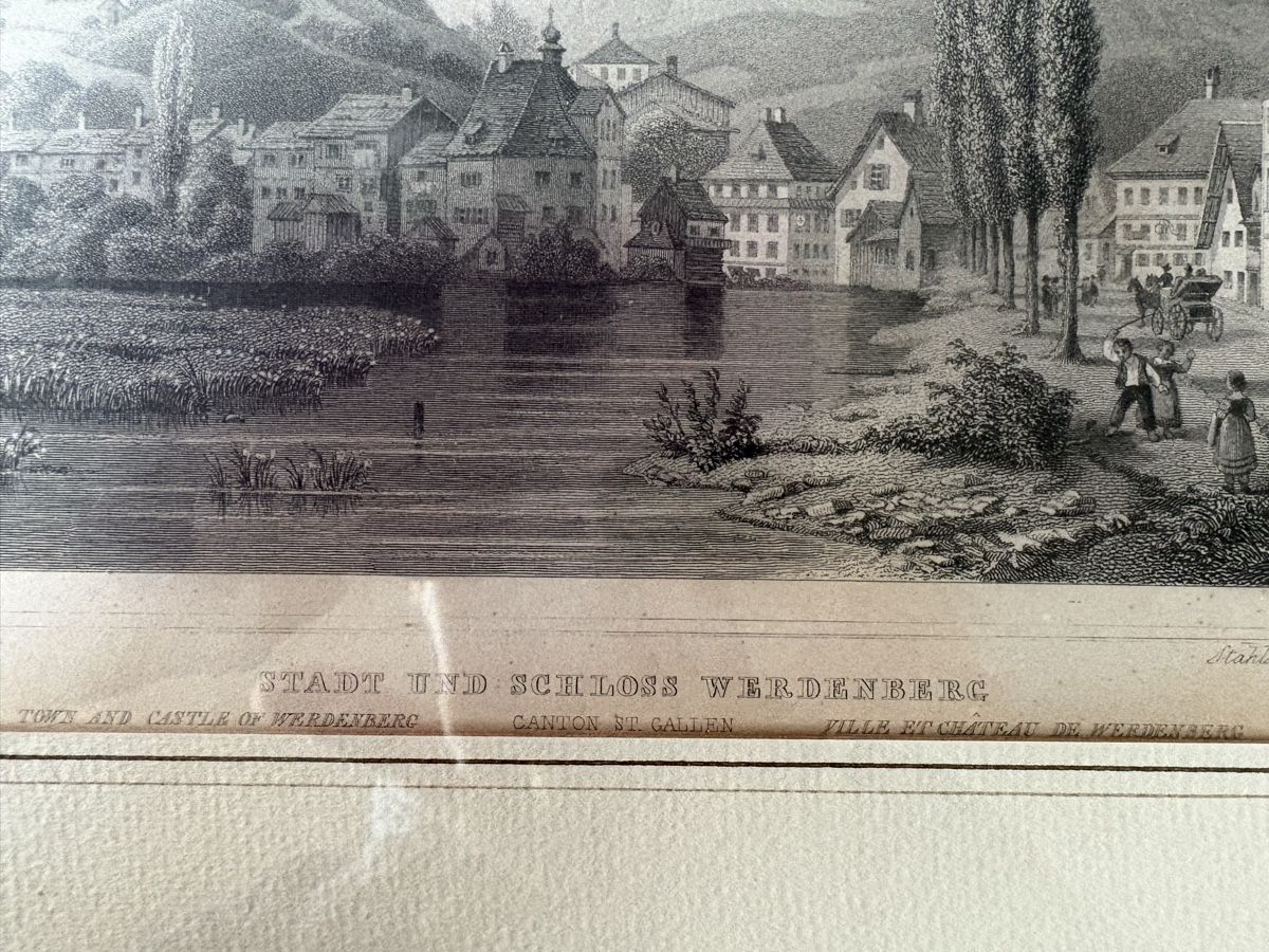Incisioni: Stich von Schloss Werdenberg – Usato da Baden venduto da jdif 2