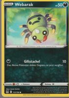 TCG POKEMON Verlorener Ursprung DE LOR 112 Webarak
