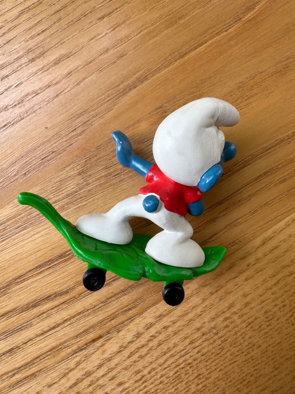 Schleich Figuren: Original Schleich Schlumpf - Skateboard-Schlumpf Blatt – Gebraucht aus Fislisbach von chili2006 4
