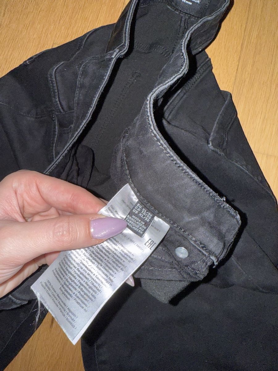 Vero Moda Jeans: Vero Moda Denim schwarze Hose XL/32 – Usato da Winterthur venduto da yar_dpp8 3