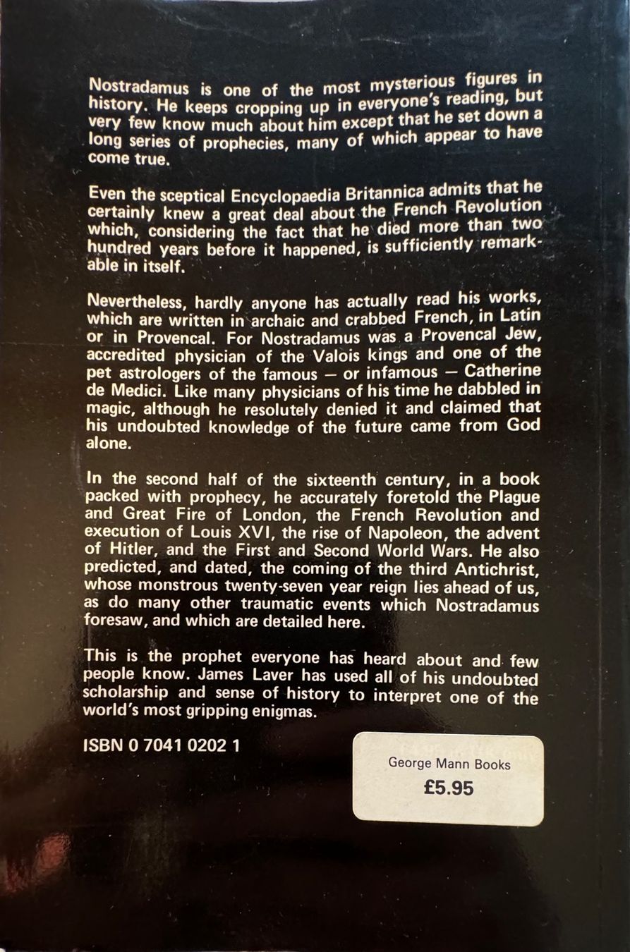 Libri: Nostradamus - or the Future Foretold – Usato da Wettswil venduto da osoma99 1