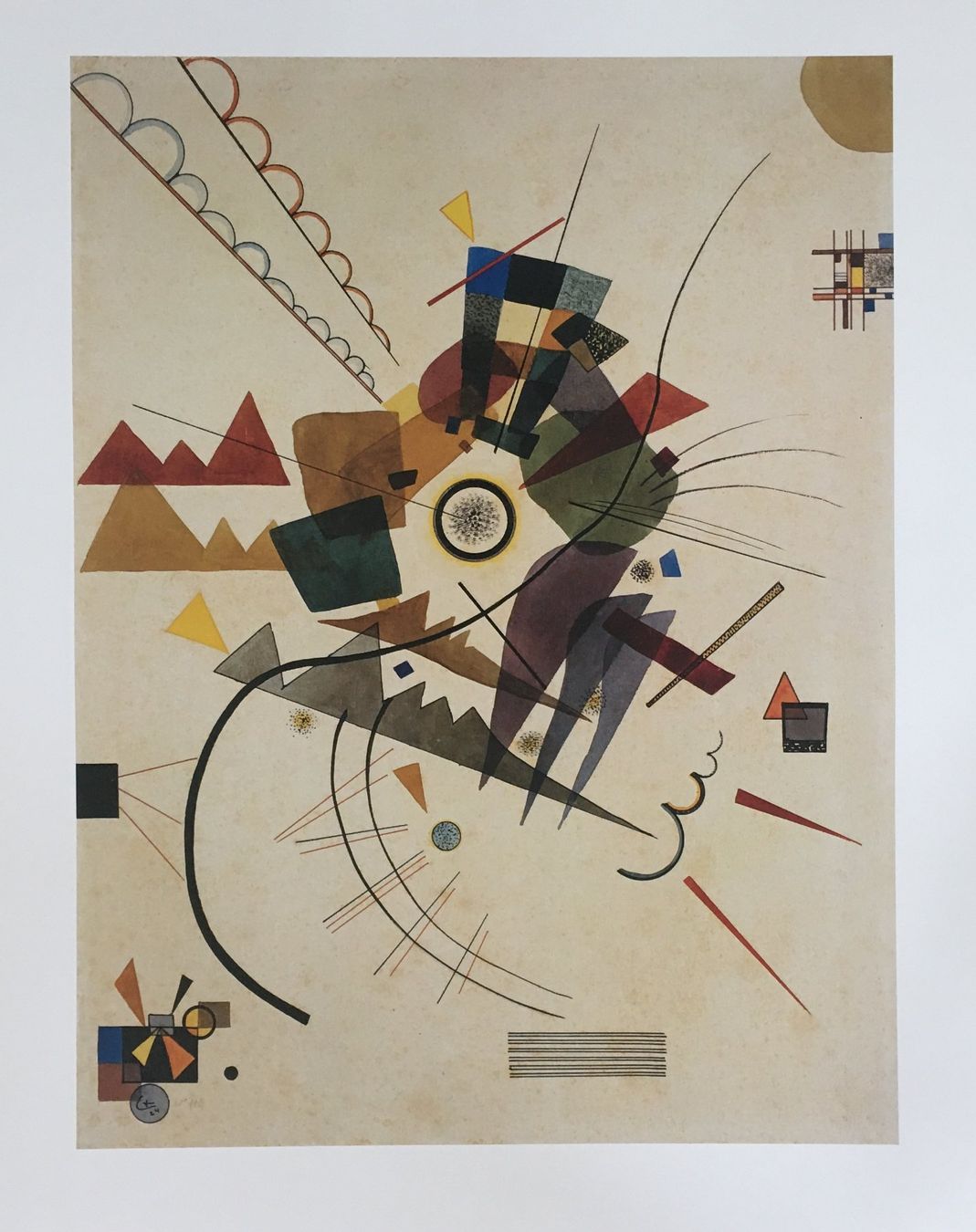 Grafica & Litografie: Wassily Kandinsky "Ringsum"    Kunstdruck – Usato da Nennigkofen venduto da Schamane75 1