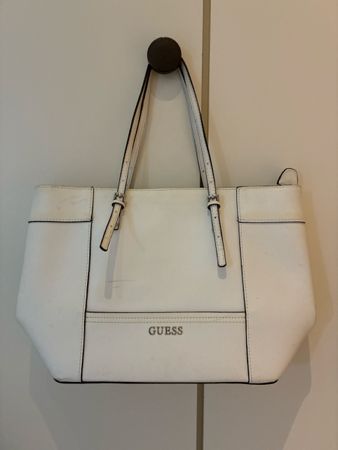 Sac fourre-tout Guess blanc femme taille unique bon état