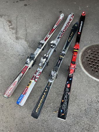 4 Paar Skis VÖLKL SALOMON OLIN STÖCKLI