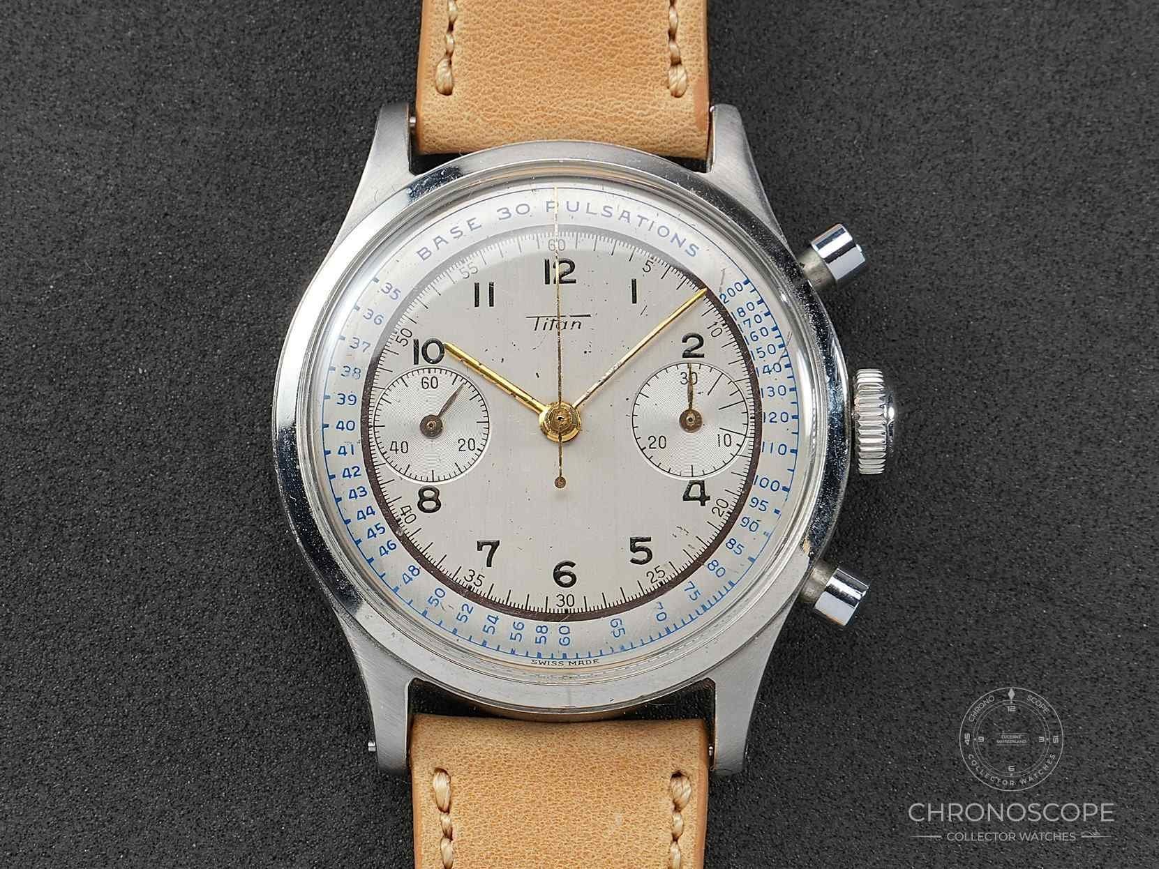 Uhren: Titan Pulsations Dial Chronograph - Waterproof Case – Gebraucht aus Luzern von ChronoScope6004