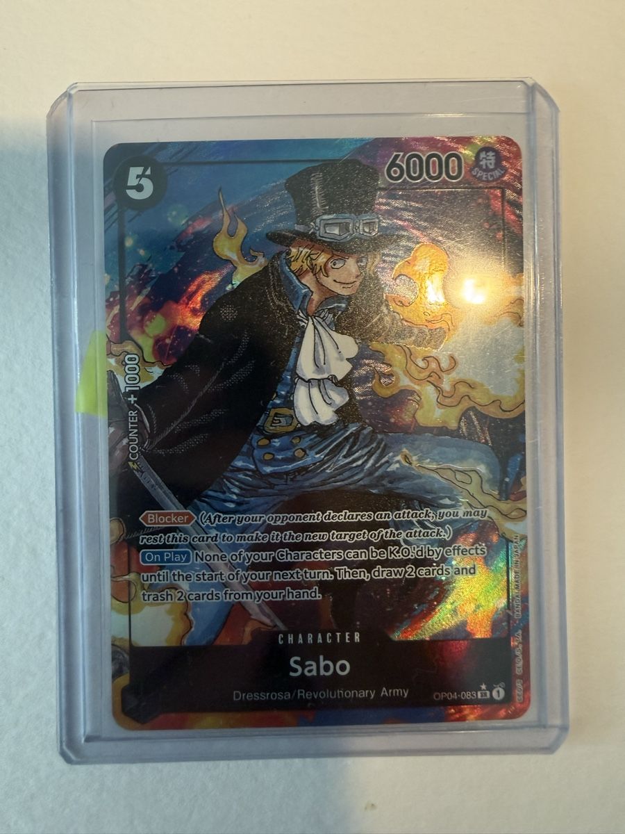 Bandai Carte collezionabili: One Piece TCG OP04-083 Sabo – Nuovo (secondo la descrizione) da Dübendorf venduto da godpack