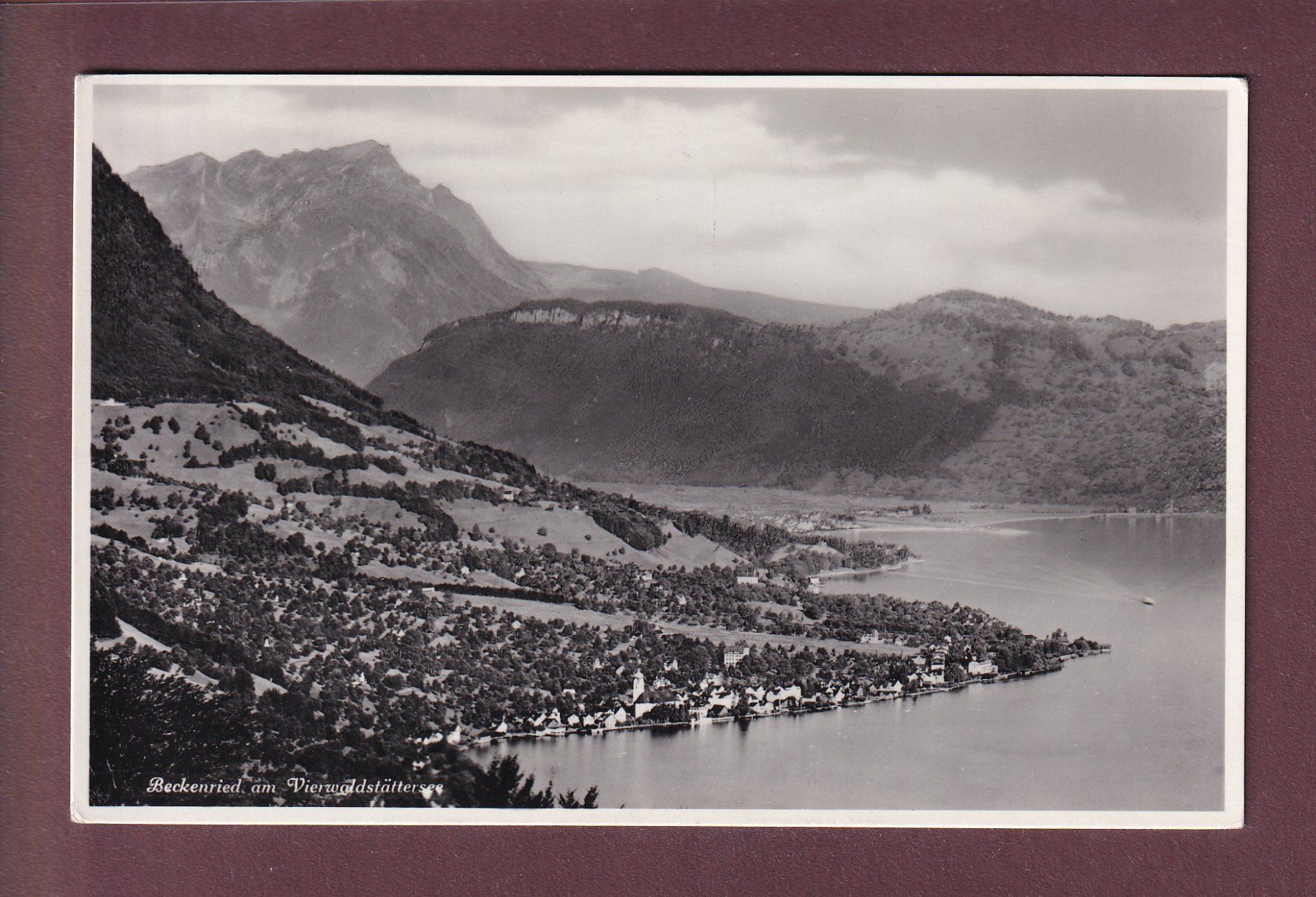 Cartoline postali: BECKENRIED am Vierwaldstättersee – Usato da Pully venduto da nicecards