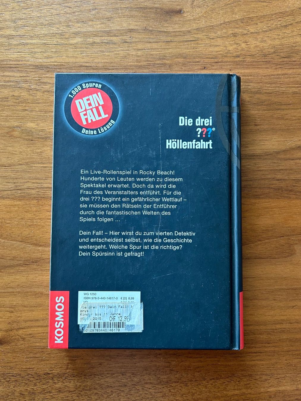 Bücher: Die dre ??? Dein Fall/ Höllenfahrt – Gebraucht aus Dietlikon von Mankai 1