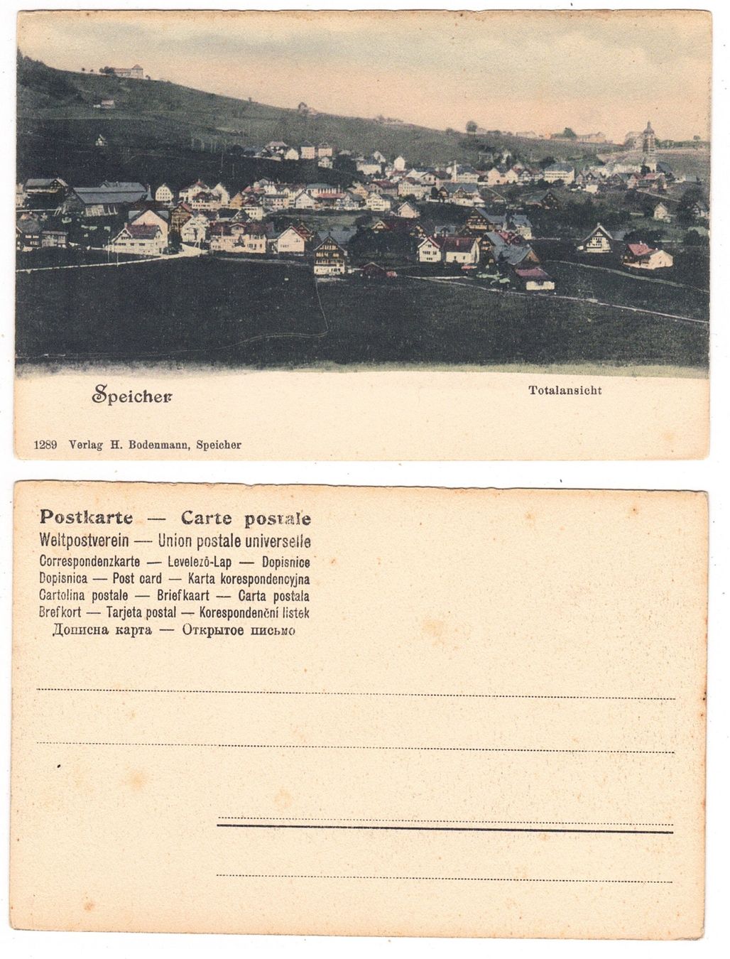 Cartes postales: Speicher – D'occasion à La Tour-de-Peilz par amjust