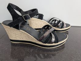 Keilsandalette Marco Tozzi schwarz Gr. 40