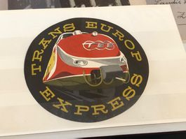 Kofferkleber TEE Express - ikonisches Stück für den Bahnfan!