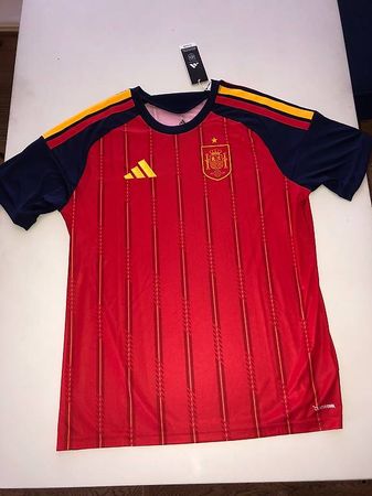 Adidas Spanien home orig. Fussballtrikot WM26 Gr.L Neu