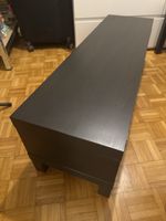 Dark Wood TV Stand IKEA