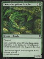 TCG Magic The Gathering MTG CLB 239 Lauernder grüner Drache