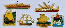 Pins Schiffe