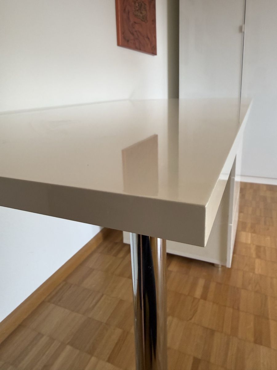 Schreibtische: Pult weiss hochglanz – Neu (gemäss Beschreibung) aus Therwil von Knoespli1 4