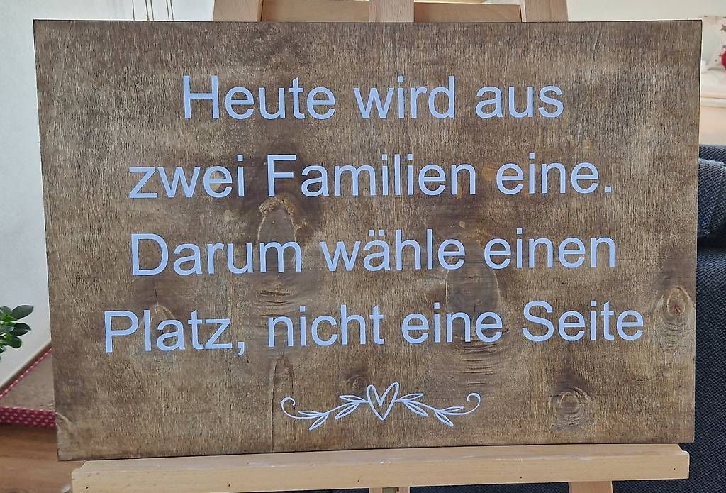 Insegne: Schild für die Trauung  – Usato da Marbach SG venduto da Maler35 1