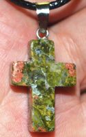 Halskette L-57 – Kreuz – Unakit 2,5x1,8cm