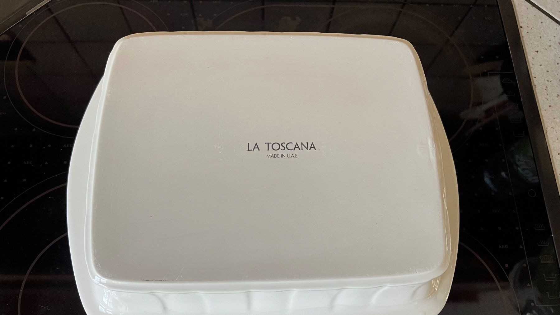 Teglie da forno: La Toscana Auflaufform, eckig, weiss – Usato da Schübelbach venduto da Dolly990_2 2