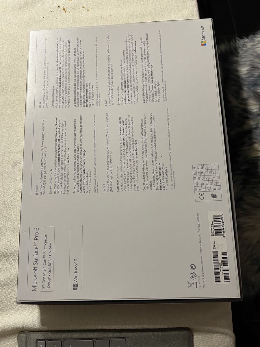 Microsoft Notebook: Microsoft Surface tm pro 6 – Usato da Tobel venduto da honda955 4