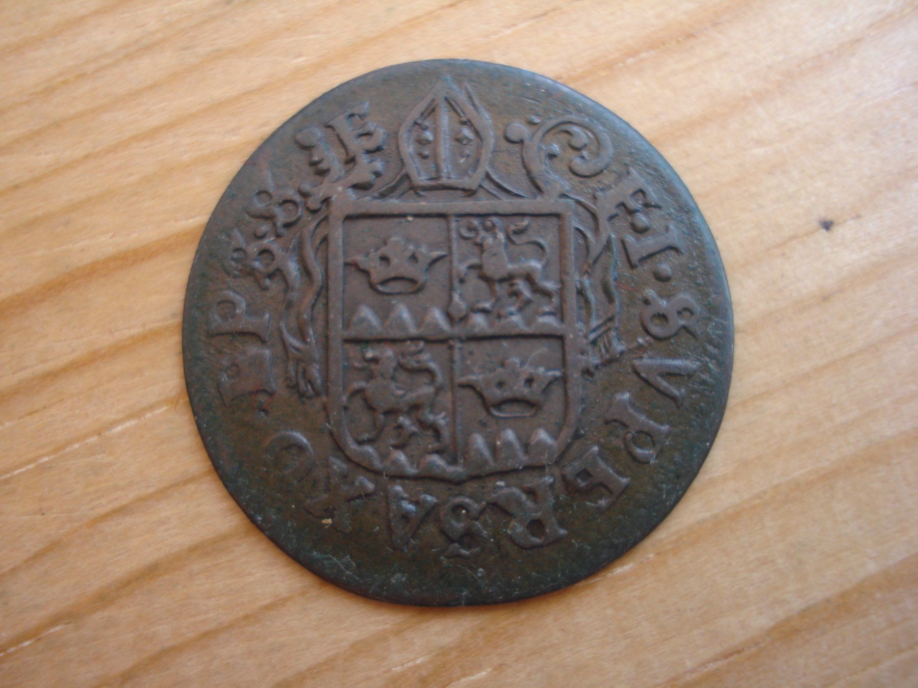 Toutes les monnaies: (H6) Wallis Halbbatzen 1709 – D'occasion à Erlach par Net-Coins 1