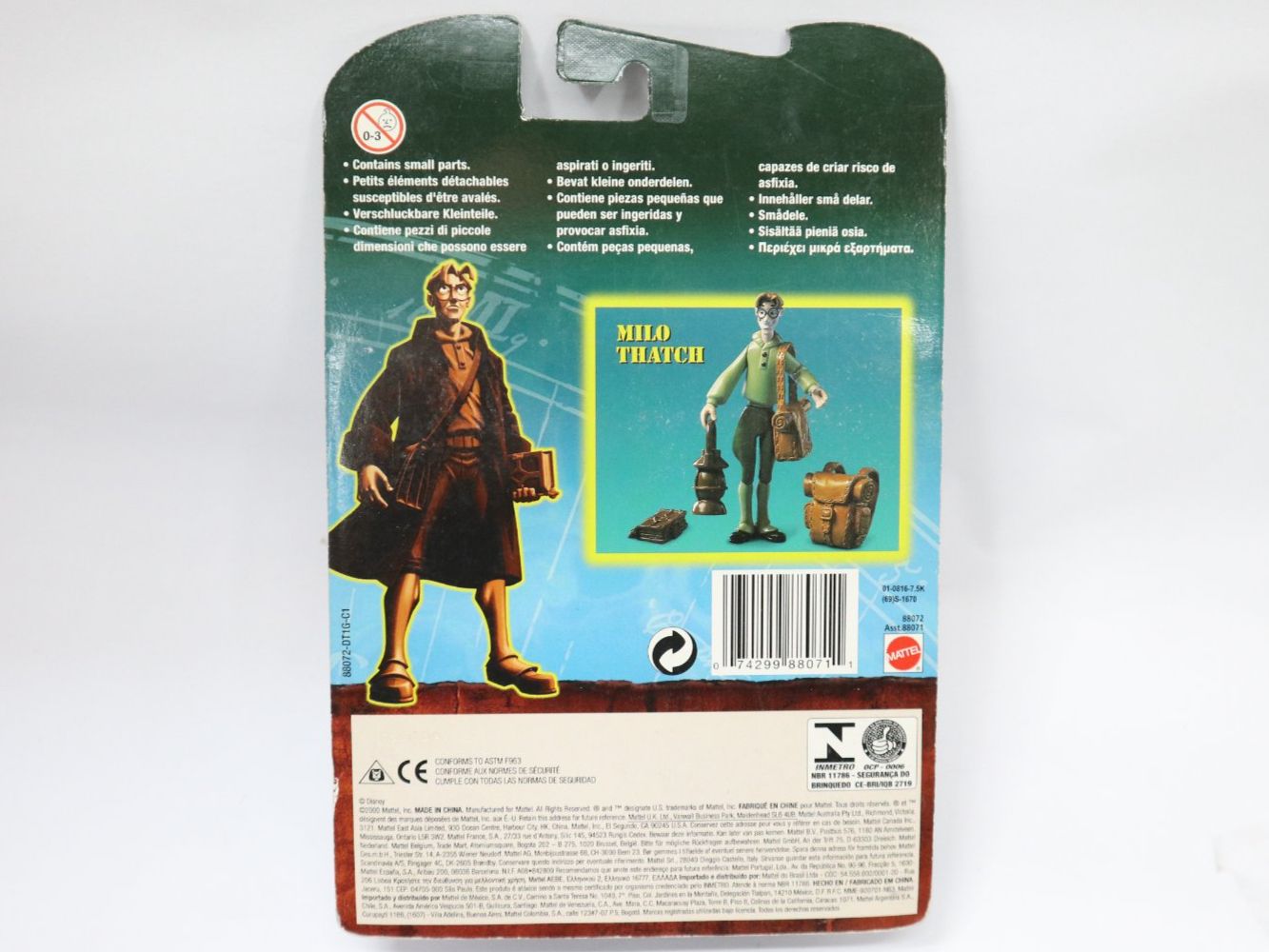 Disney Giocattoli: Disney Atlantis Figur Milo Thatch OVP 2001 – Nuovo e nell'imballaggio originale da Eschenbach SG venduto da Astalavista 2