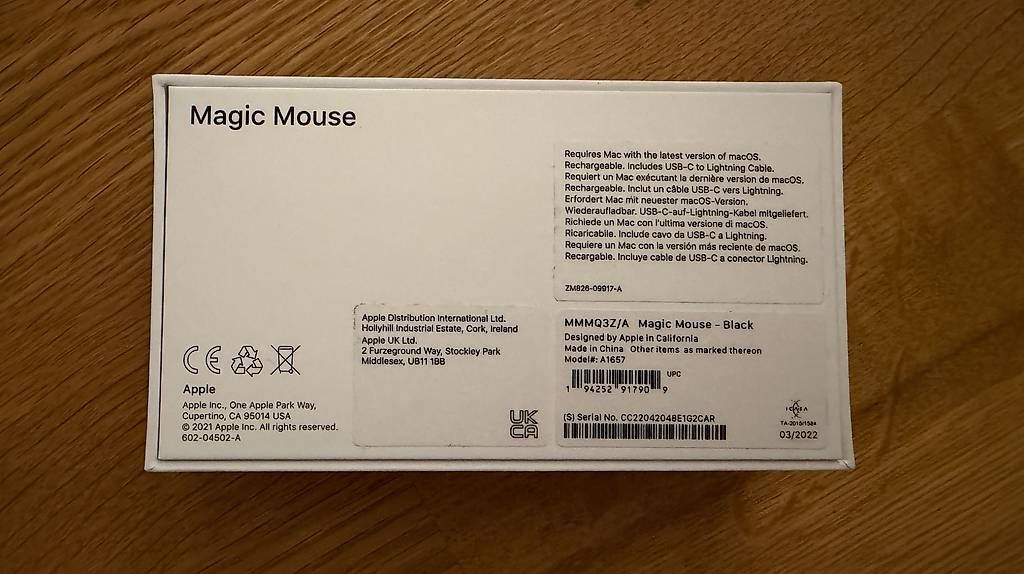 Apple Mouse: Magic Mouse - Black – Usato da Sigriswil venduto da Siwaelti 1