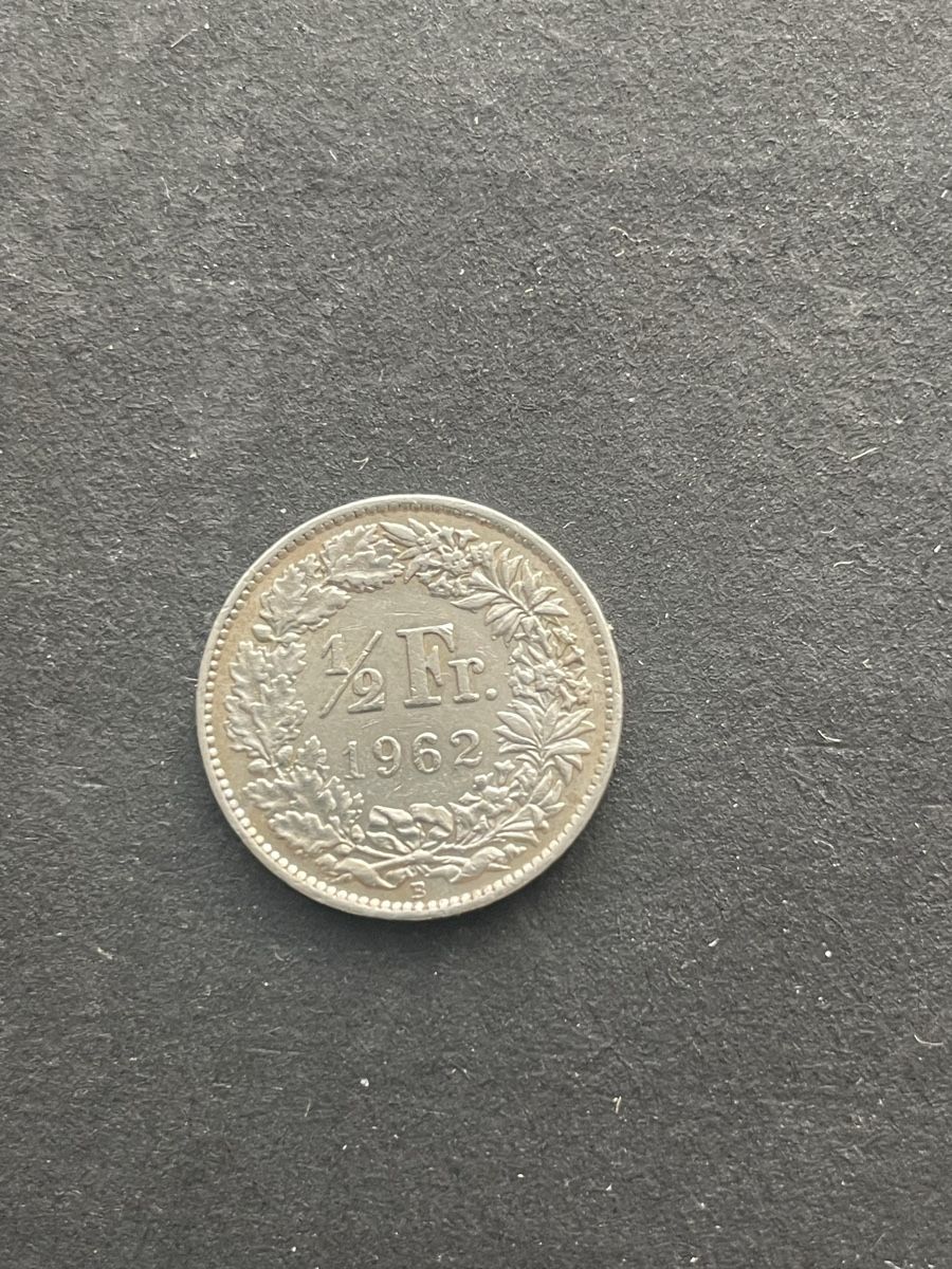 Tutti le monete: -.50 Silber CH Jahr 1962 – Usato da Meierskappel venduto da Hala03