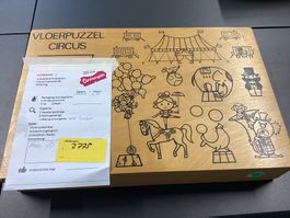 Rolf Holzpuzzle Circus Motiv, in Holzkiste- Wiitergäh