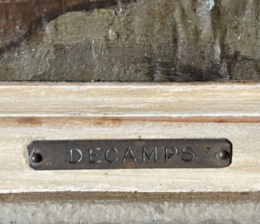 Decamps Strassenszene Gemälde Kaufen auf Ricardo