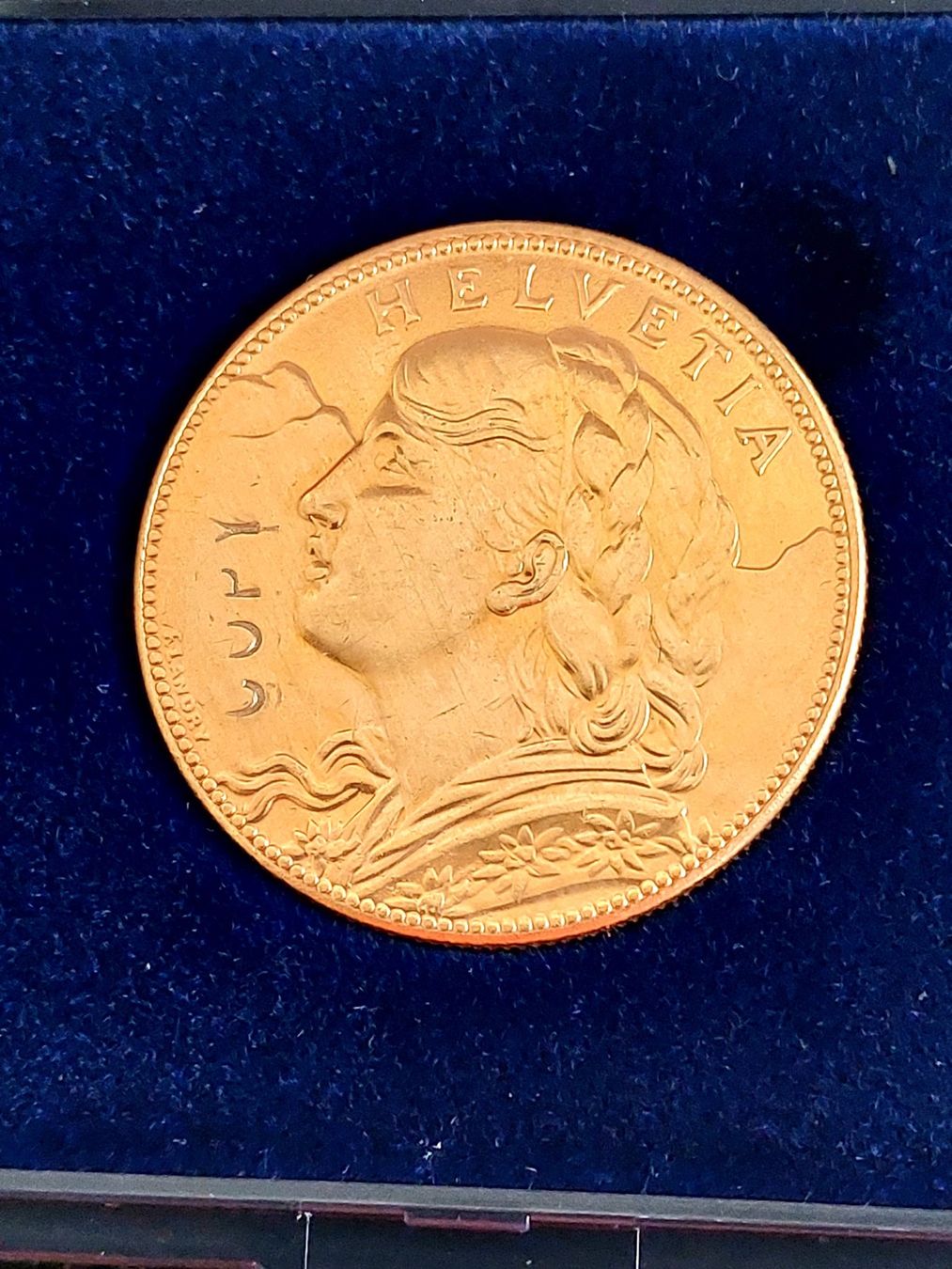 Tutti le monete: Goldvreneli 100 Franken 1925 (Replica) – Nuovo (secondo la descrizione) da Arch venduto da repros 1