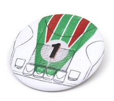 Lancia Stratos Alitalia Magnet + Flaschenöffner 5.6cm NEU