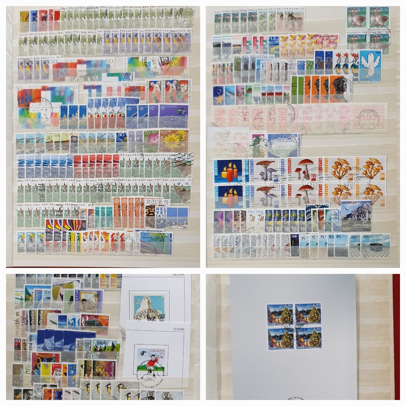 Alle Briefmarken: Restlot Schweiz in 5 Album – Gebraucht aus Kreuzlingen von Rschweiz1 7