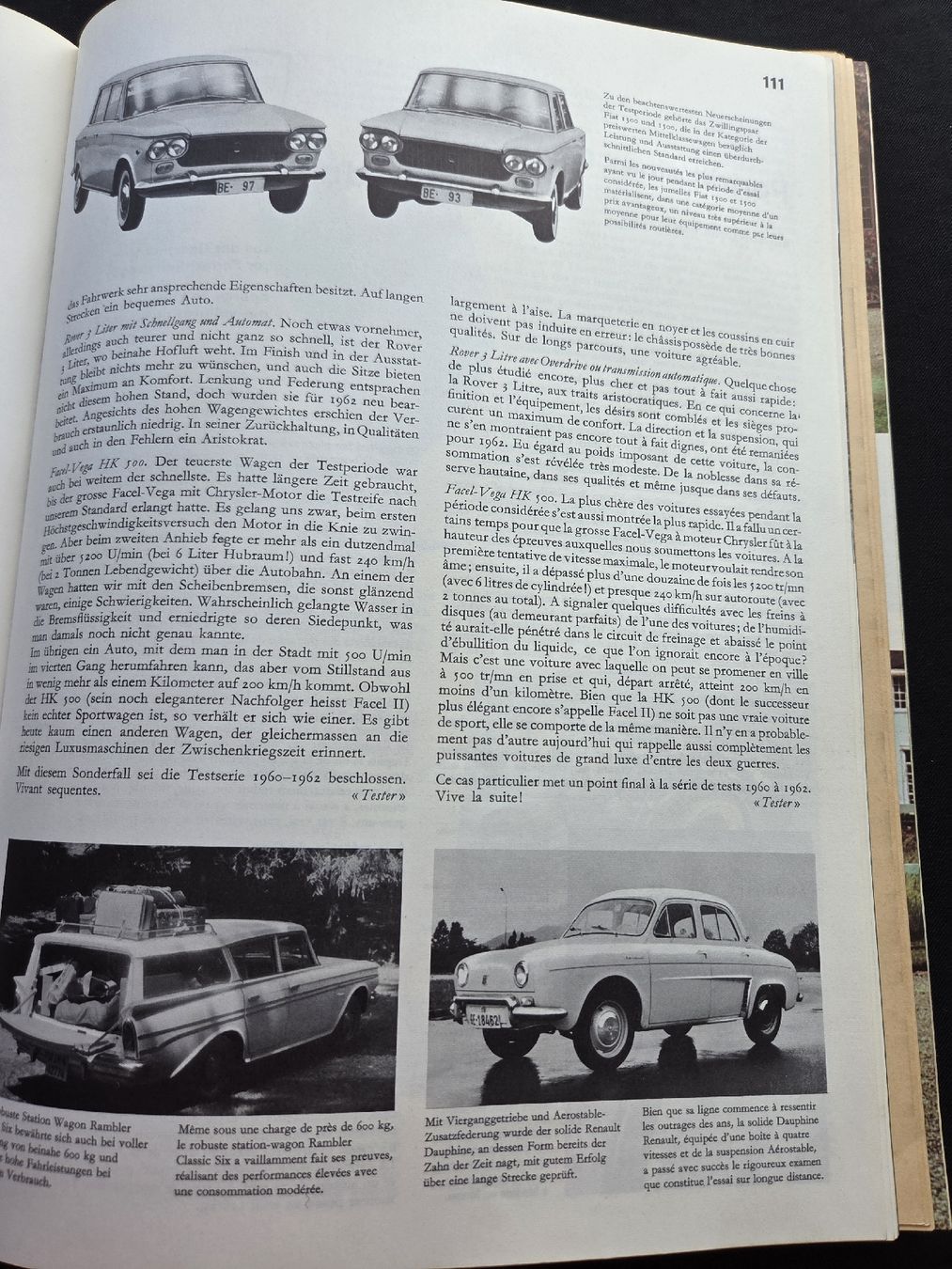 Riviste & Magazine: Automobil Revue 1962 – Usato da Rickenbach Sulz venduto da Kodachrom 6