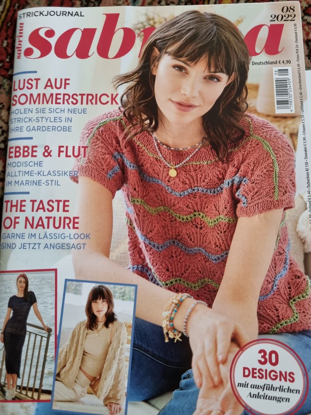 Riviste & Magazine: Strickheft Sabrina 8/22, Strickjournal – Nuovo e nell'imballaggio originale da geroldswil venduto da Gumball1