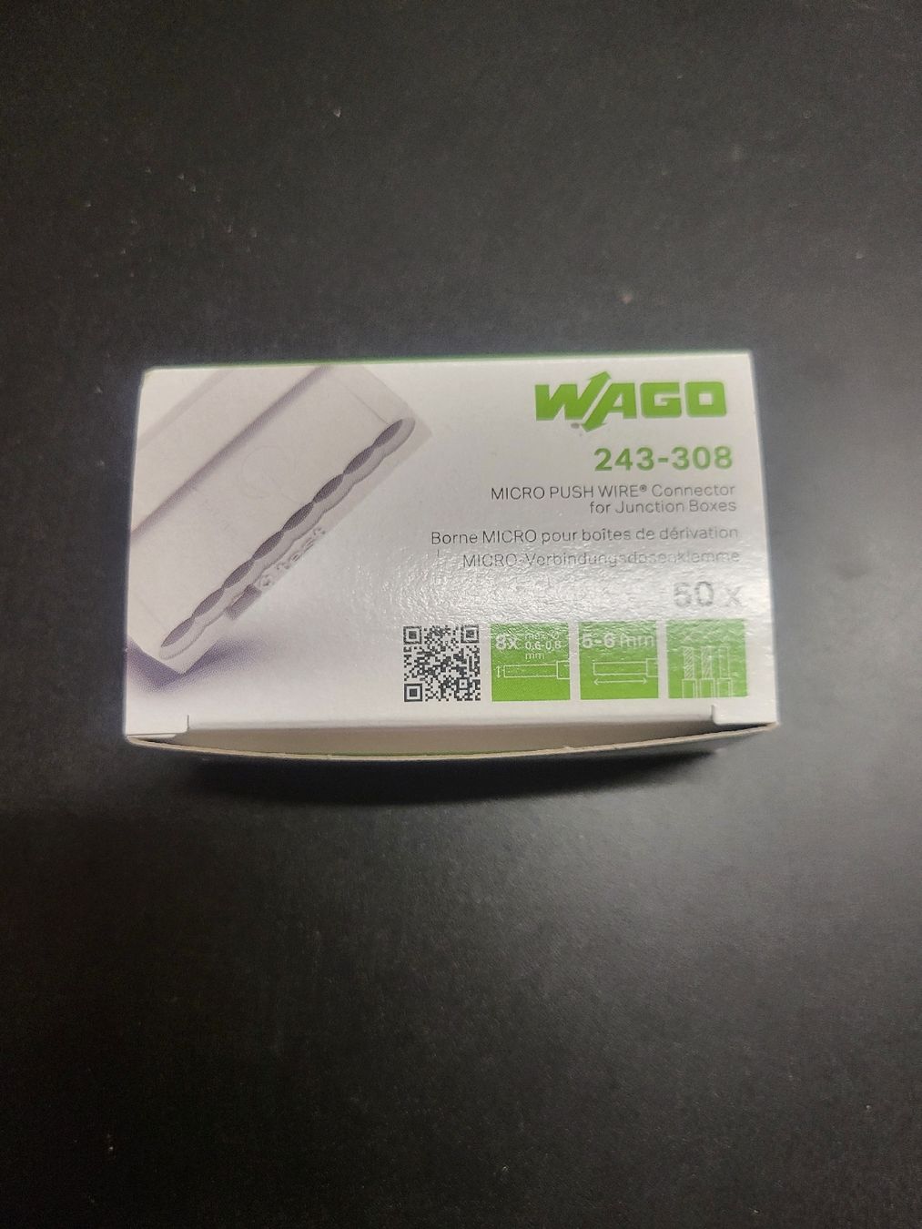 Wago Componenti elettronici: 10 Pack Wago Klemmen Micro 0.6-0.8mm – Nuovo e nell'imballaggio originale da Alpnach Dorf venduto da str_jdw2