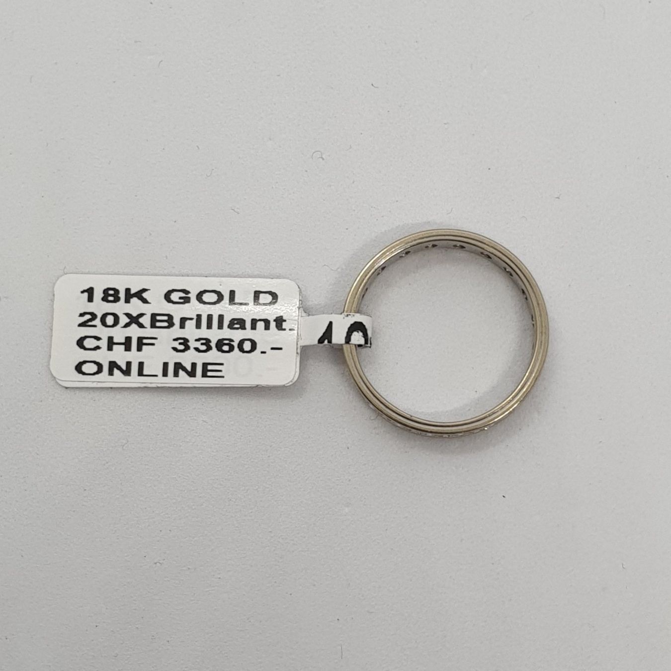 Anelli: Echt 18K Gold - Diamant Memoire Ring – Usato da Luzern venduto da Goldhaus-Luzern 1