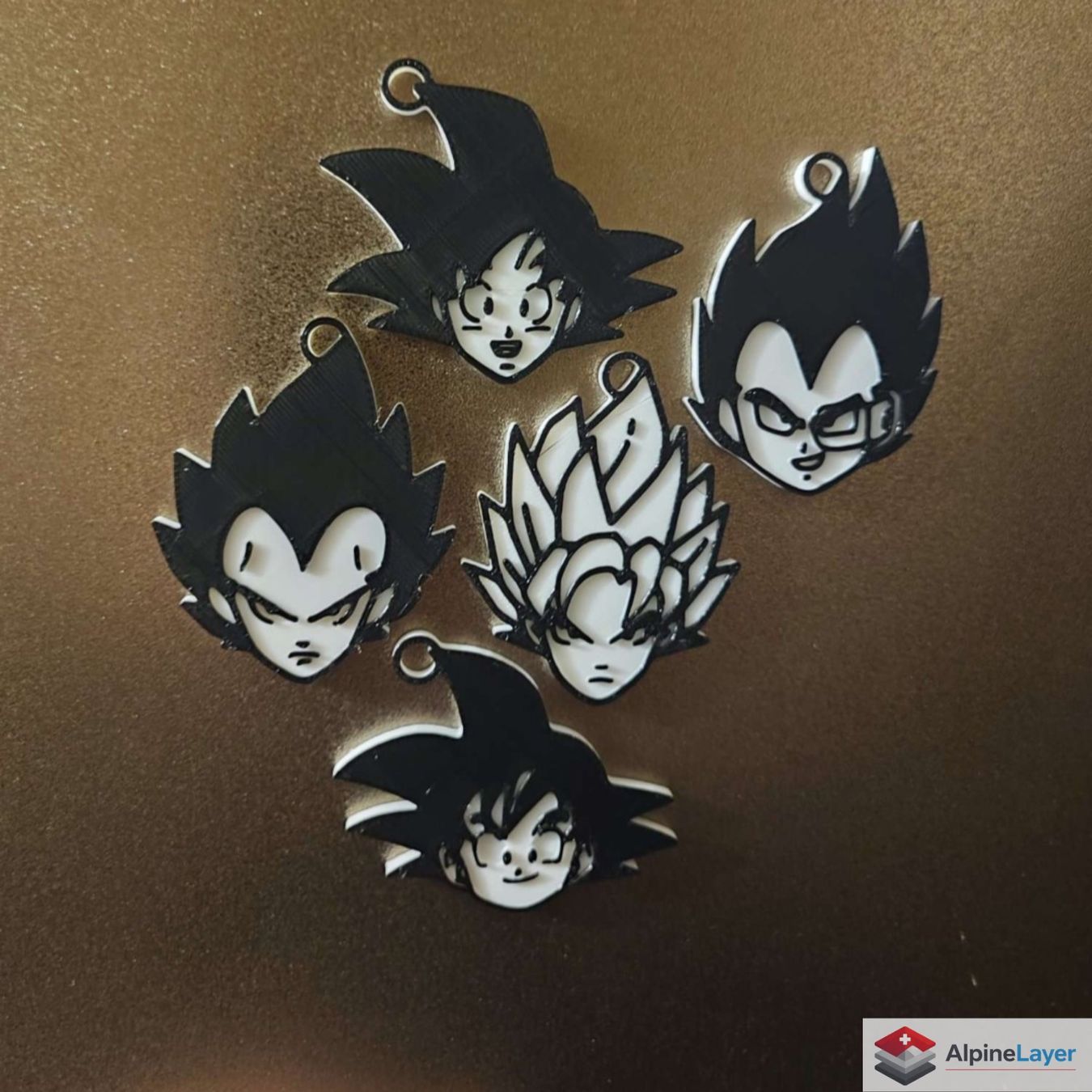 Portachiavi: Dragon Ball Keychains Bundle 3D Printed - 20 Pieces – Nuovo (secondo la descrizione) da Losone venduto da AlpineLayer 1