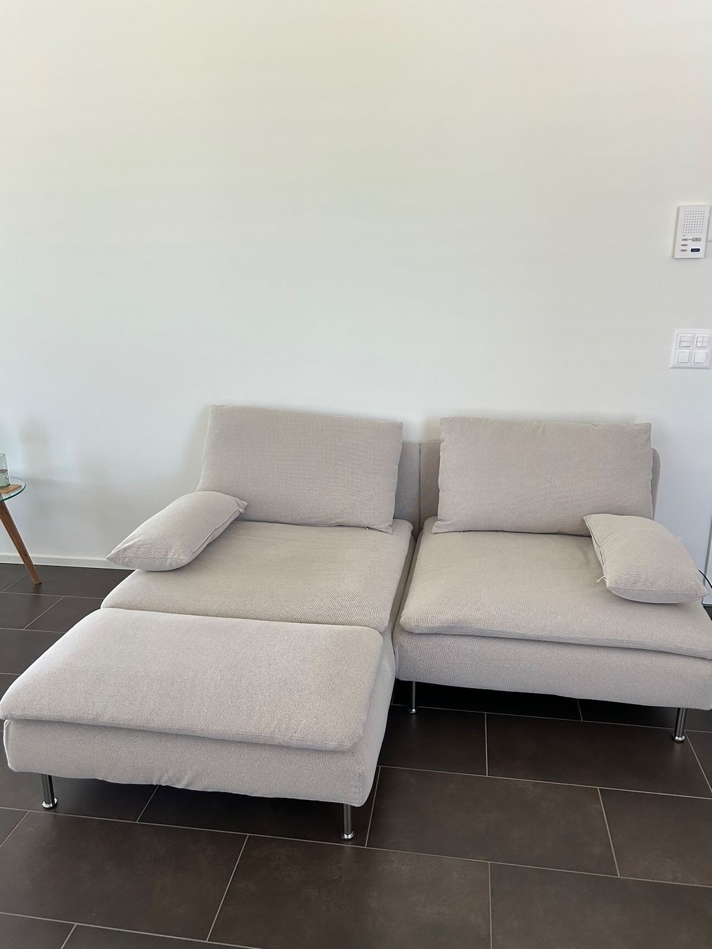 Gemütliches 2er Sofa mit Recamière, neuwertig, beige, Ikea (Gebraucht) in Aarau für CHF 100 – nur Abholung auf Ricardo kaufen