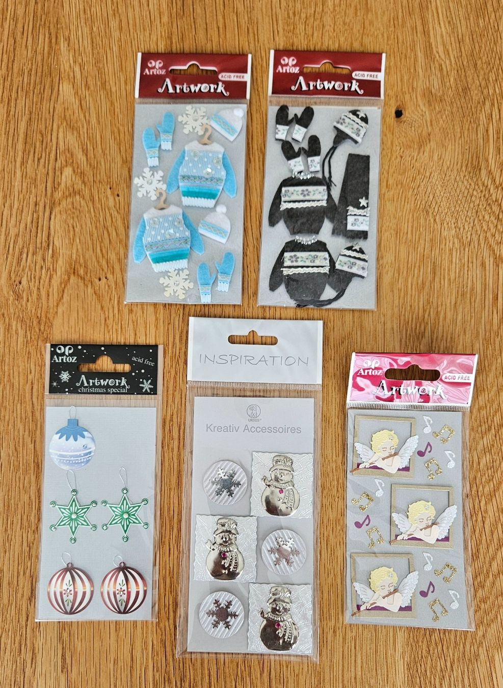 Sticker: Artoz Artwork Stickers Winter / Weihnachten – Nuovo e nell'imballaggio originale da Möriken AG venduto da pam66