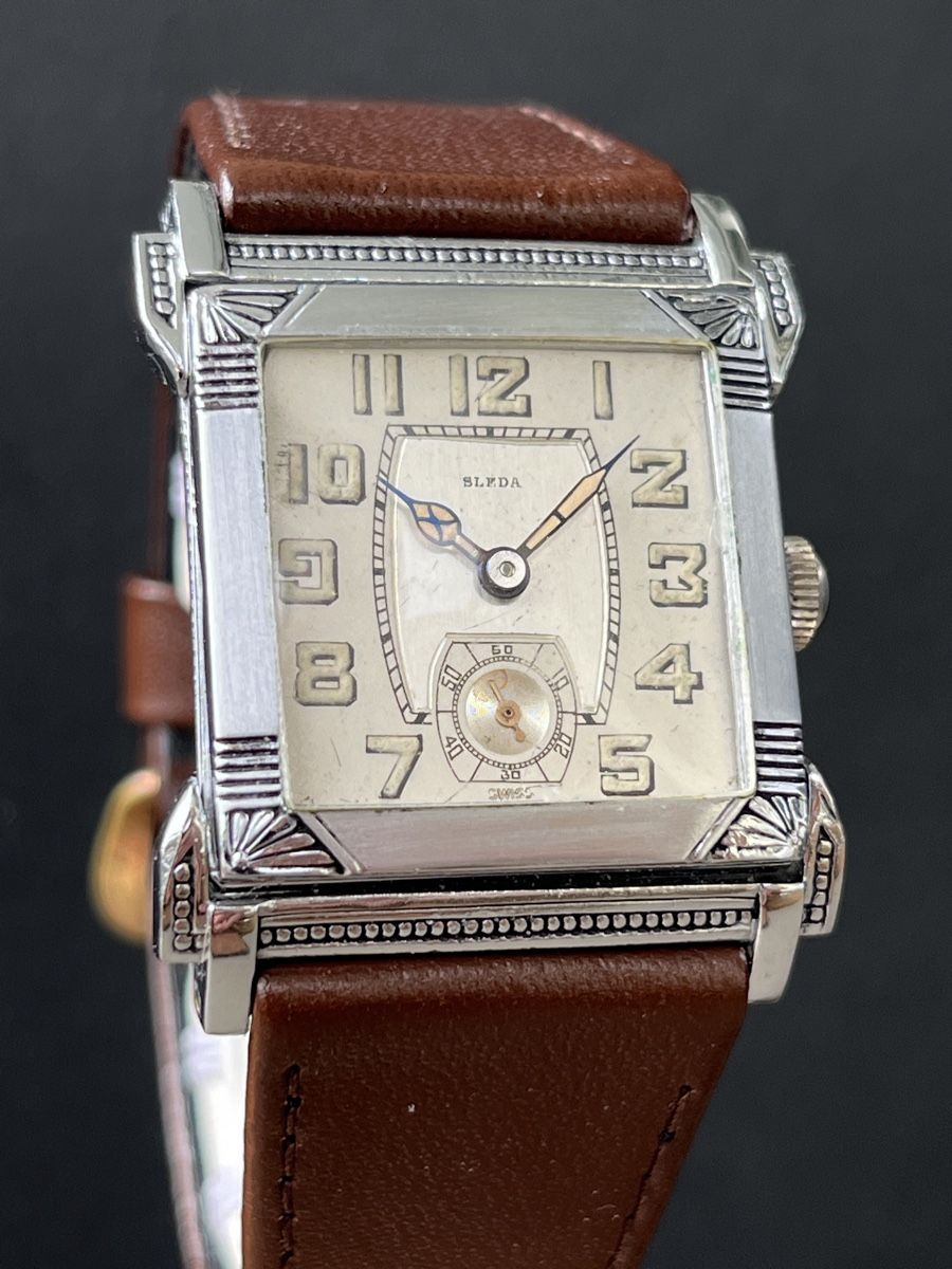 Orologi: Albuse Watch Co. (Sleda) von 1940 – Usato da Zollikofen venduto da Comcast