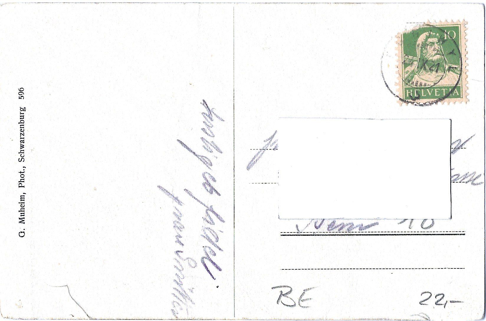 Cartoline postali: Eggiwil.    Gasthaus  zum  Löwen – Usato da Bütschwil venduto da Jackson1A 1