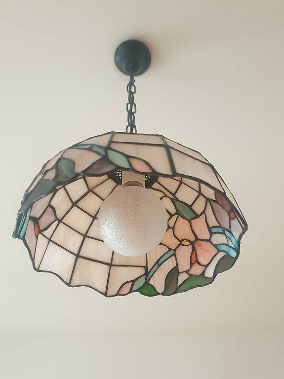 Lampade: Tiffanylampe aus Glas – Usato da Allschwil venduto da Sandyheart 1