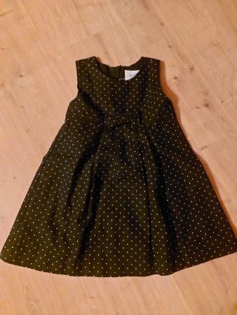 Festliches Kleid, Mon Coeur, Gr. 86, Schwarz, weissen Punkte