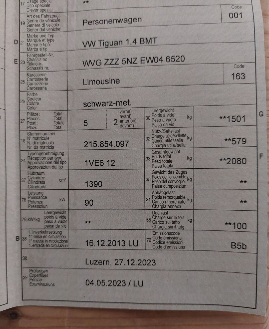 VW Automobili: VW Tiguan 1,4 BWT Benzin – Usato da Schenkon venduto da Uhu007 6
