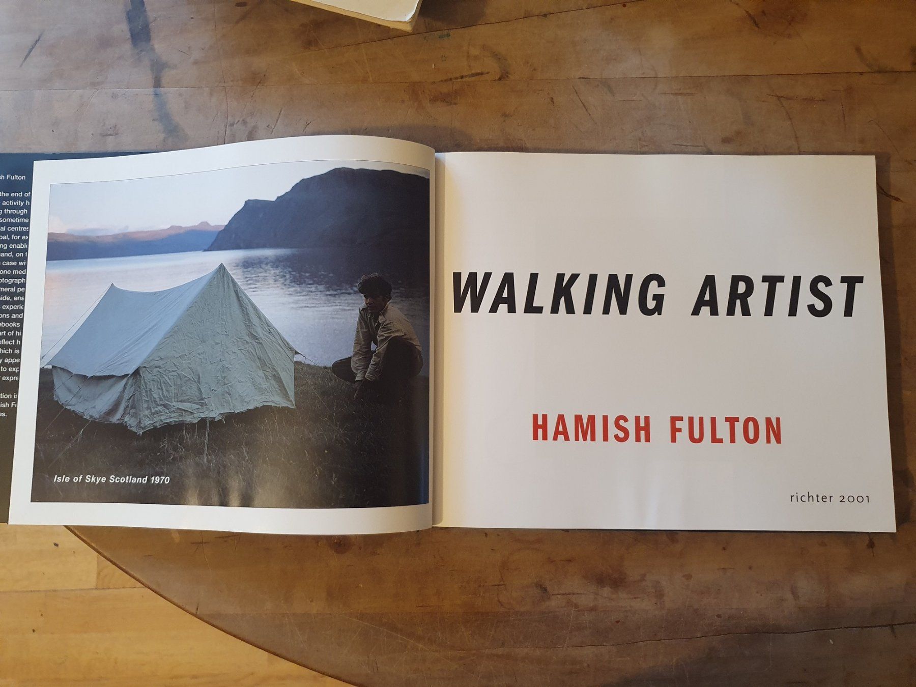 Bücher: Walking Artist Hamish Fulton Richter – Gebraucht aus Zürich von loosebone 2